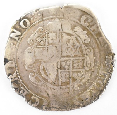 Lot 801 - A Charles I hammered silver half crown, mint...