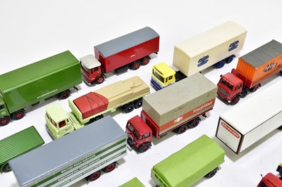 Lot 257 - A small collection of diecast model trucks to...