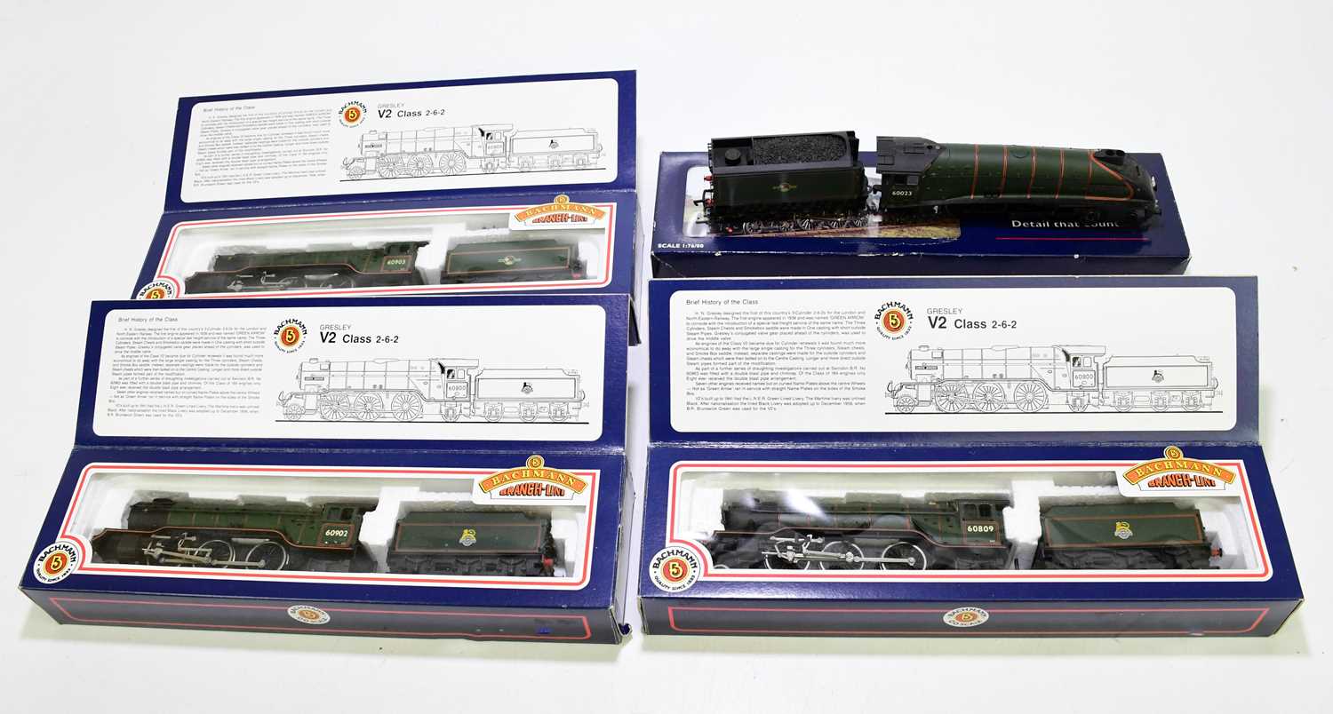 Lot 88 - BACHMANN; four boxed OO gauge locomotives and...