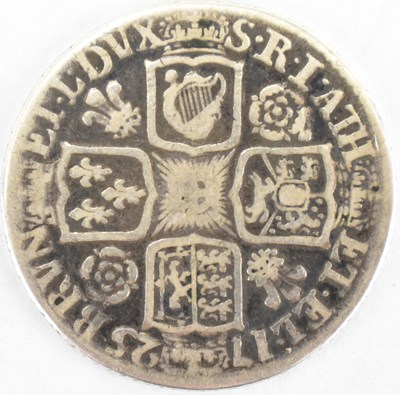 Lot 805 - A George I shilling 1725, with roses and...