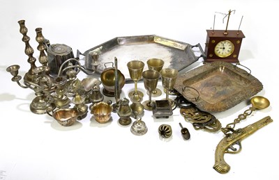 Lot 245 - A small group of silver plated metalware...