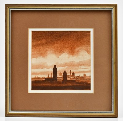 Lot 162 - TREVOR GRIMSHAW (1947-2001); watercolour,...