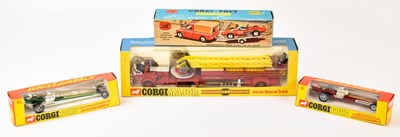 Lot 150 - CORGI; four boxed model vehicles comprising...