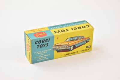 Lot 151 - CORGI; a boxed number 248 Chevrolet Impala,...