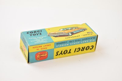 Lot 151 - CORGI; a boxed number 248 Chevrolet Impala,...