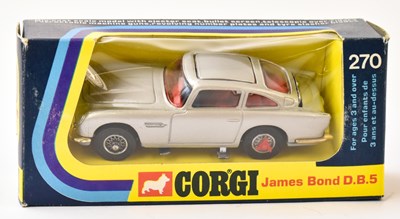 Lot 141 - CORGI; a boxed model 270 James Bond DB5, with...