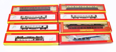 Lot 165 - HORNBY; eight boxed OO gauge carriages to...