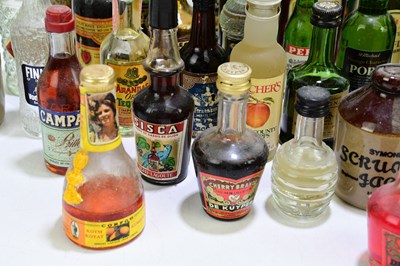 Lot 4112 - A collection of assorted alcohol miniatures,...