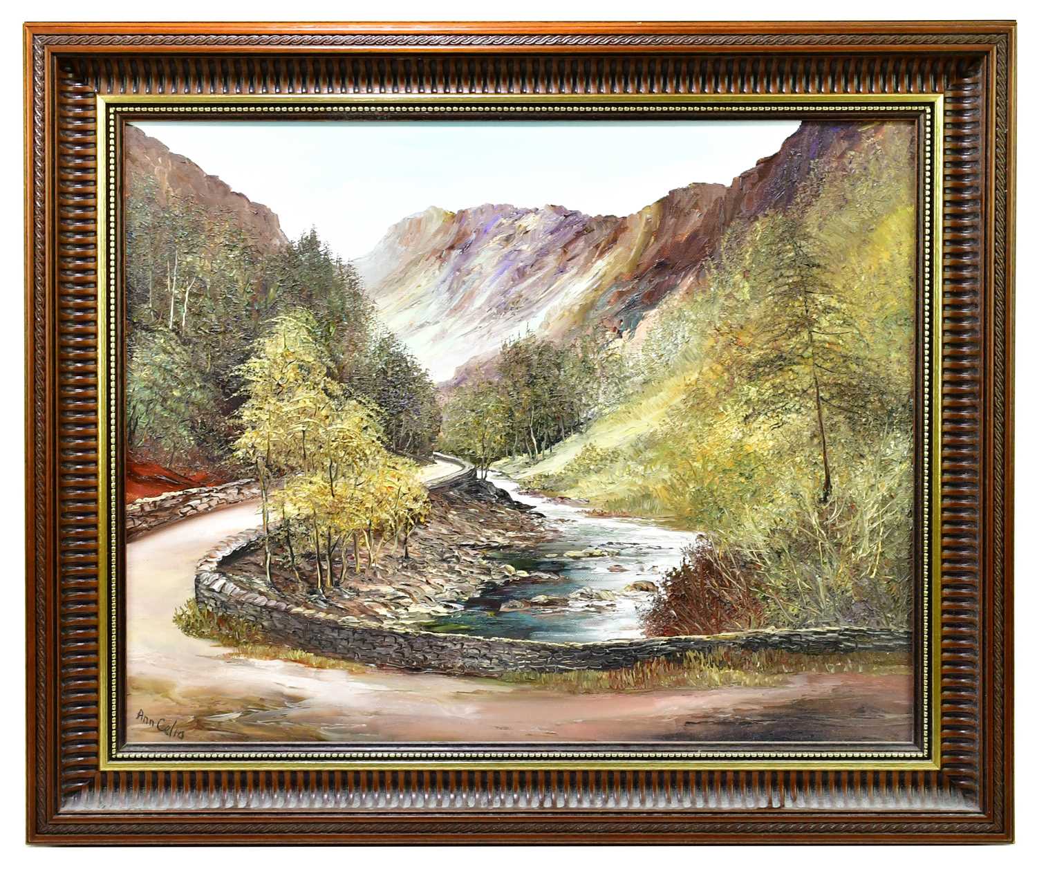 Lot 769 - ANN CELIA FREEMAN; oil on board, landscape...