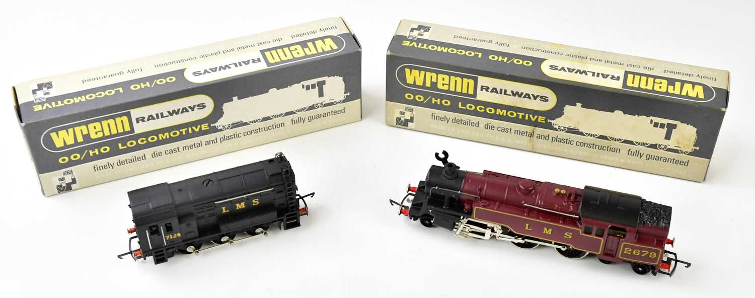 Lot 161 - WRENN; two boxed OO-HO gauge locomotives,...