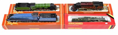 Lot 104 - HORNBY; four boxed OO gauge locomotives and...