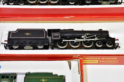 Lot 103 - HORNBY; five locomotives and tenders, to...