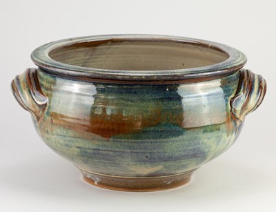 Lot 458 - JOE FINCH (born 1947); a large stoneware...