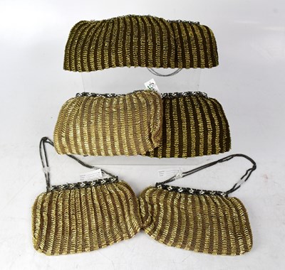 Lot 202 - Six contemporary beaded evening bags (6).
