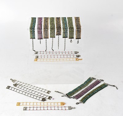 Lot 1273 - A collection of contemporary costume jewellery...