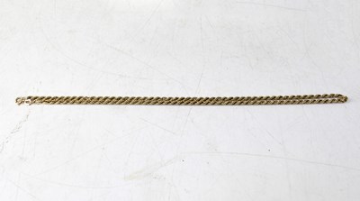 Lot 1149 - A 9ct yellow gold rope twist chain, length...