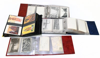 Lot 894 - Four albums containing a selection of...