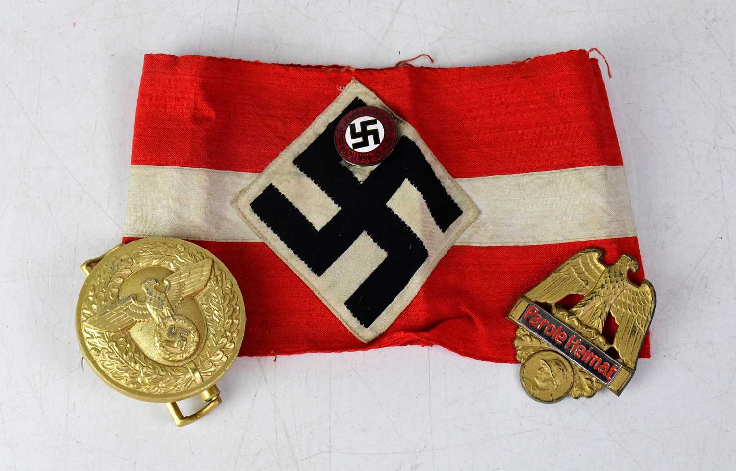 Lot 403 - A German Third Reich WWII period armband set...