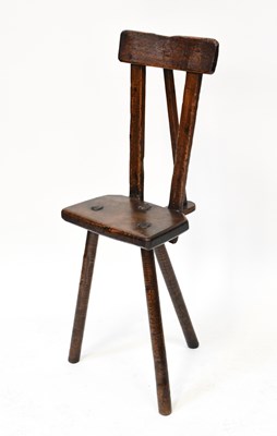 Lot 9 - An unusual 19th century rustic ash and elm...