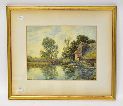 Lot 437 - FRANK BESWICK (1891-1929); watercolour, rural...