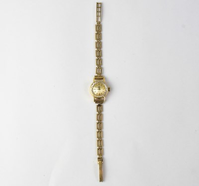 Lot 1303 - OMEGA; a ladies' De Ville 9ct yellow gold...