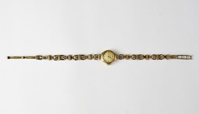 Lot 1292 - CERTINA; a 9ct yellow gold ladies' wristwatch,...