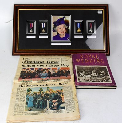 Lot 636 - HER MAJESTY QUEEN ELIZABETH II; a book titled '...