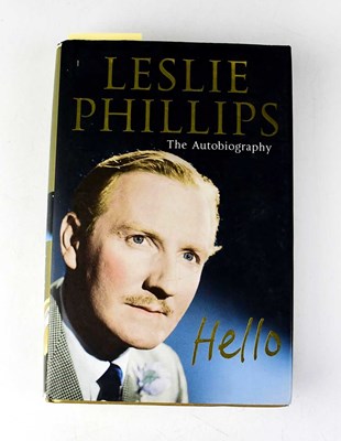 Lot 519 - LESLIE PHILLIPS; 'Hello: The Autobiography',...