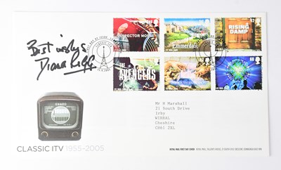 Lot 681 - CLASSIC TV; a first day cover bearing the...