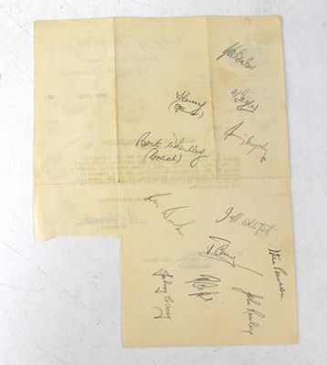 Lot 526 - MANCHESTER UNITED; a typed letter from 1949...