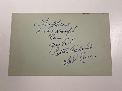 Lot 2056 - THE ROLLING STONES; a page from an autograph...