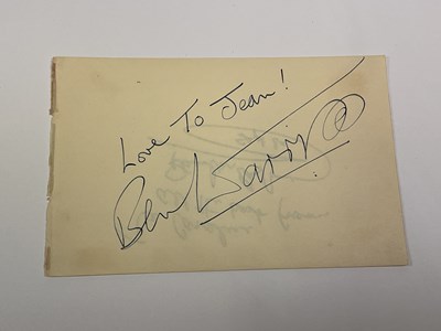 Lot 2032 - SIR PAUL MCCARTNEY; a page from an autograph...