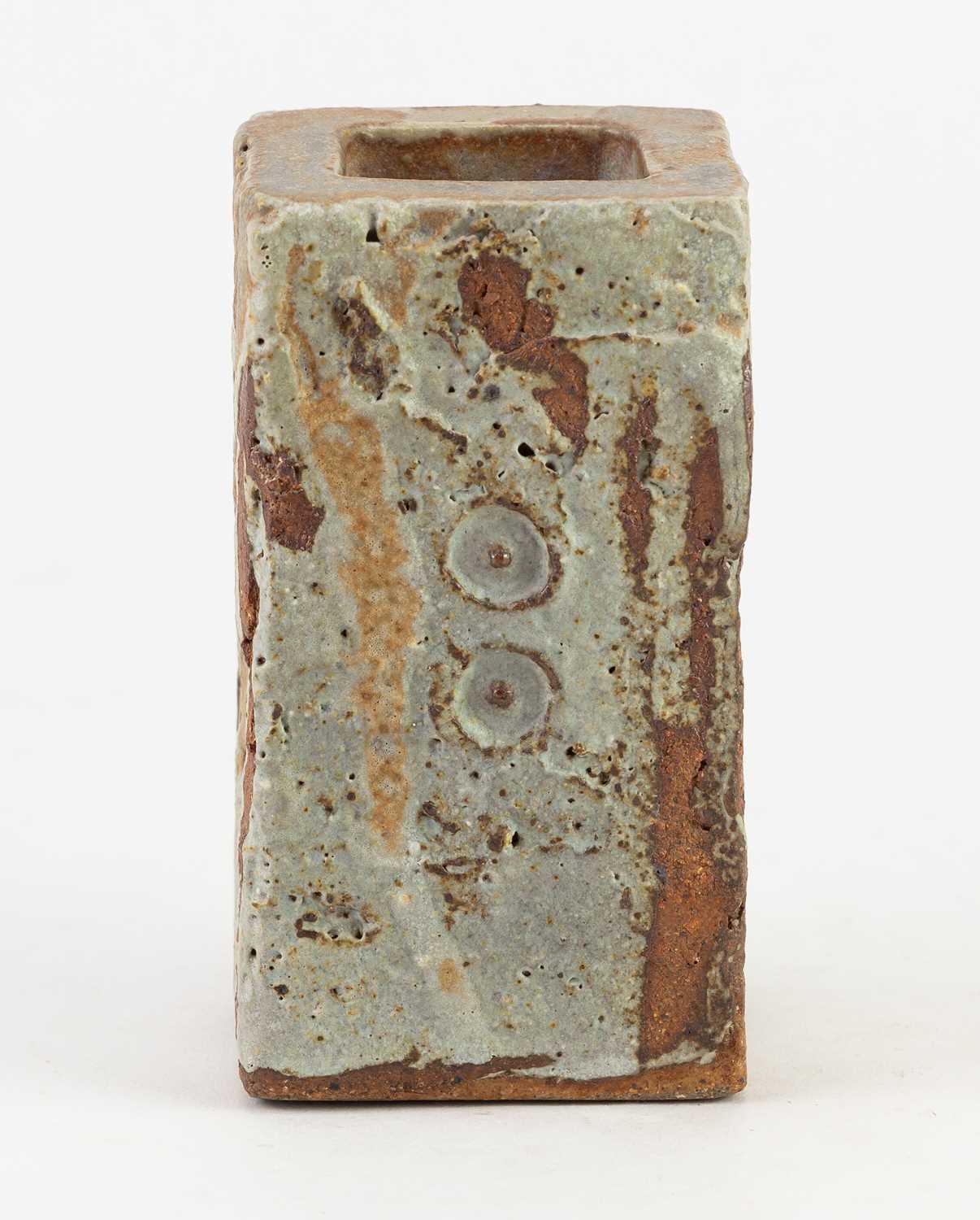 Lot 403 - IAN AULD (1926-2000); a rectangular stoneware...