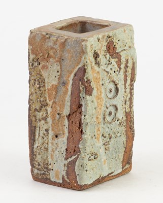 Lot 403 - IAN AULD (1926-2000); a rectangular stoneware...