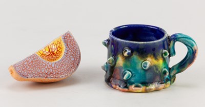 Lot 504 - KATE MALONE (born 1959); a small earthenware...