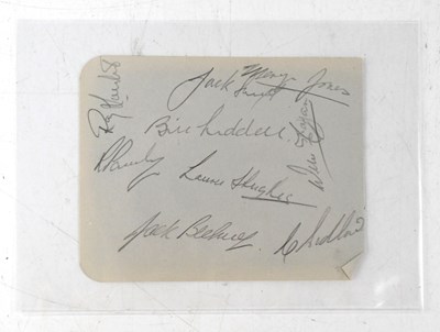 Lot 472 - LIVERPOOL FOOTBALL CLUB; a page from an...