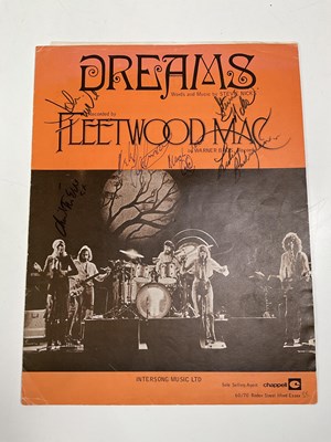 Lot 2040 - FLEETWOOD MAC; Dreams, the music score bearing...