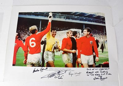 Lot 518 - ENGLAND WORLD CUP WINNERS 1966; a small rolled...