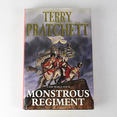 Lot 583 - TERRY PRATCHETT; a Discworld novel 'Monstrous...