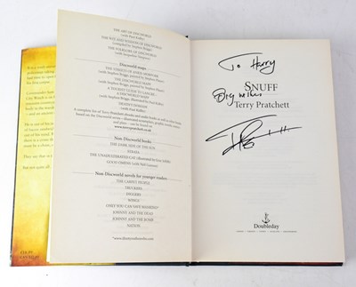 Lot 584 - TERRY PRATCHETT; 'Snuff', a Discworld novel,...