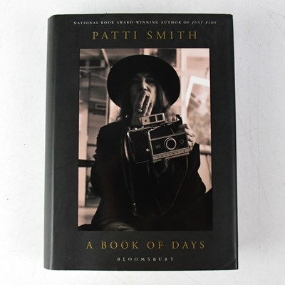Lot 552 - PATTI SMITH; 'A Book of Days', bearing her...
