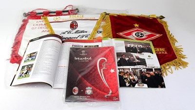 Lot 506 - LIVERPOOL FOOTBALL CLUB; four pennants for...