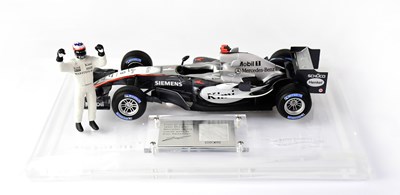 Lot 216 - HOT WHEELS RACING; a boxed scale model of Kimi...