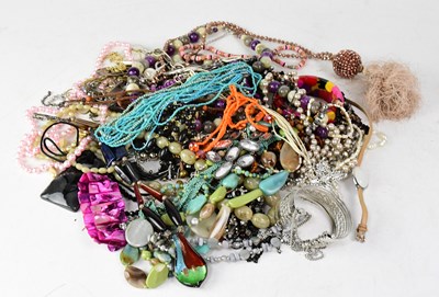Lot 1250 - A large quantity of costume jewellery.