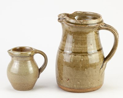 Lot 27 - RICHARD BATTERHAM (1936-2021); a stoneware jug...