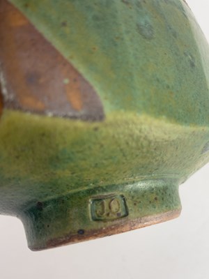 Lot 9 - JEFF OESTREICH (born 1947); a square faceted...