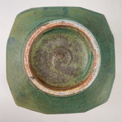 Lot 9 - JEFF OESTREICH (born 1947); a square faceted...