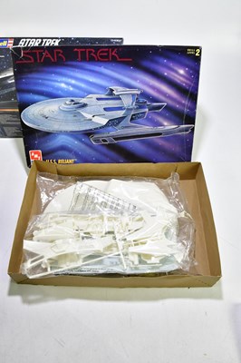 Lot 249 - STAR TREK; five boxed models of Star Trek...