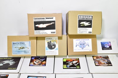 Lot 135 - STAR TREK; a collection of precision model...