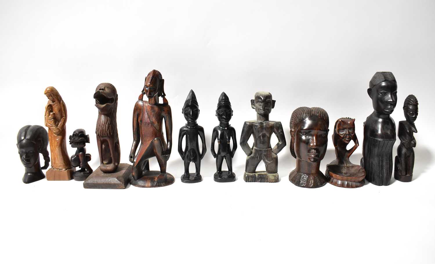 Lot 321 - A group of predominantly African contemporary...
